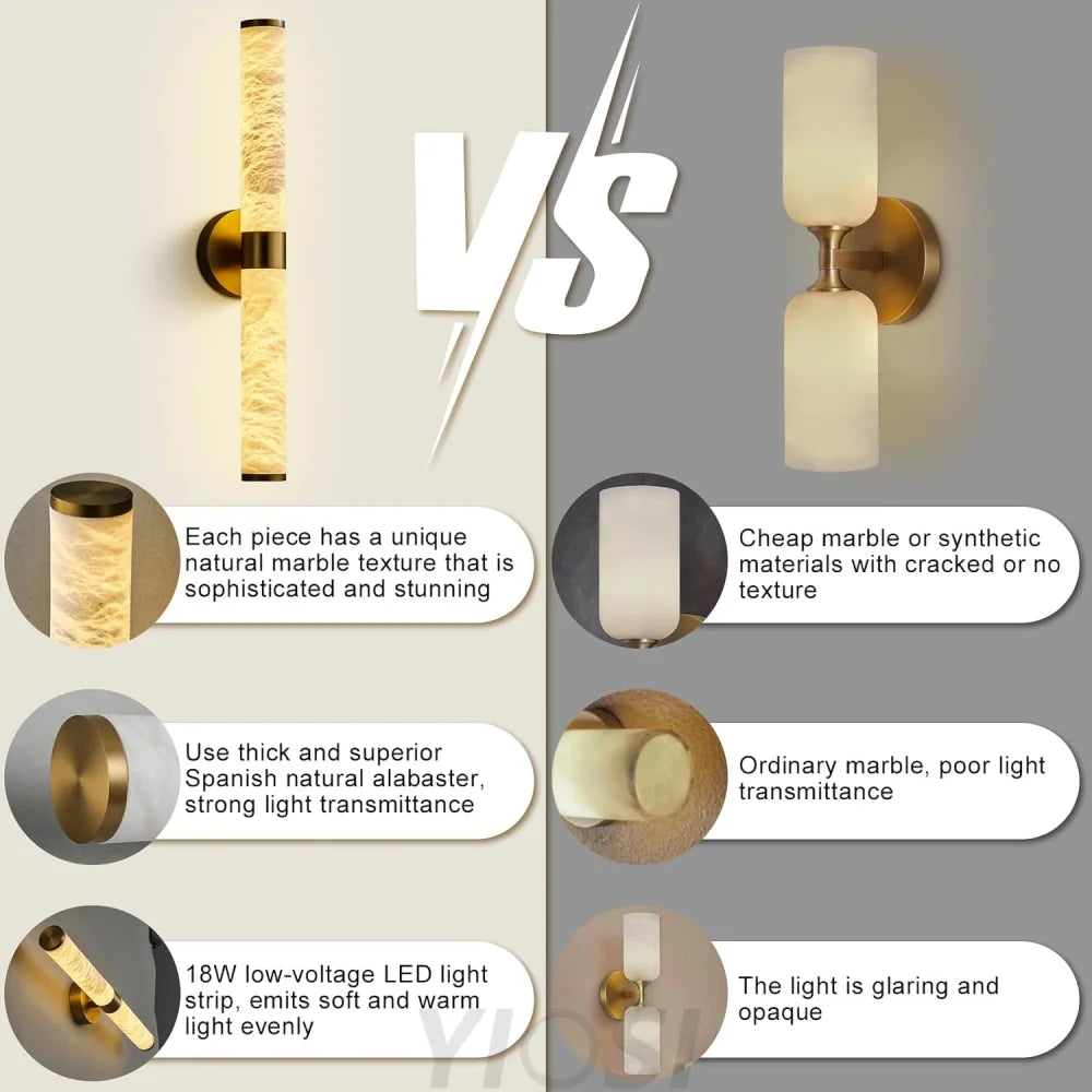 Alabaster Wall Sconces