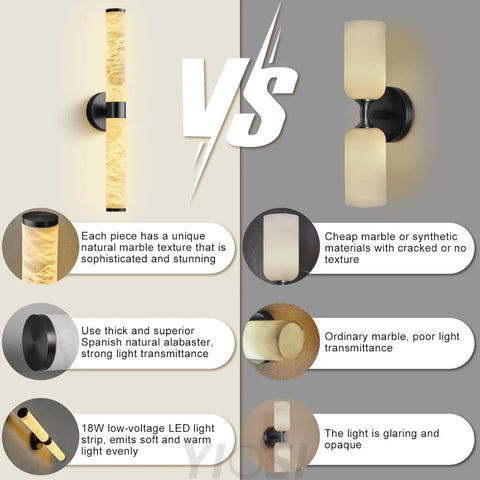 Alabaster Wall Sconces