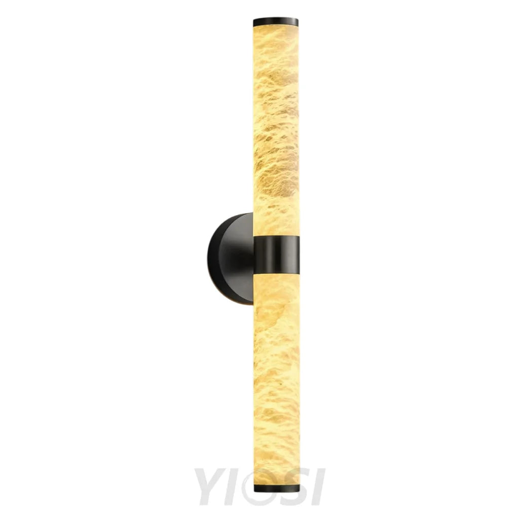 Alabaster Wall Sconces Black
