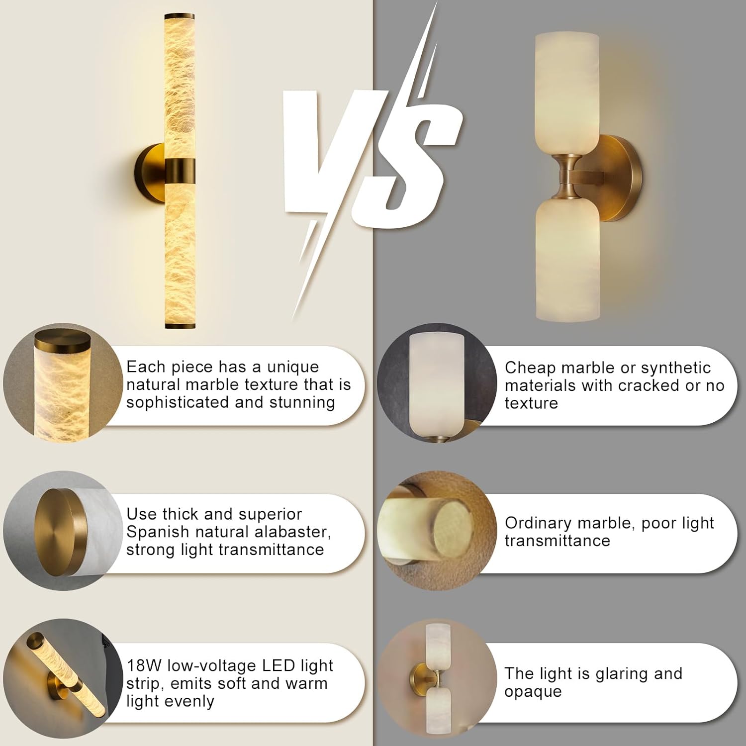 Alabaster Wall Sconces