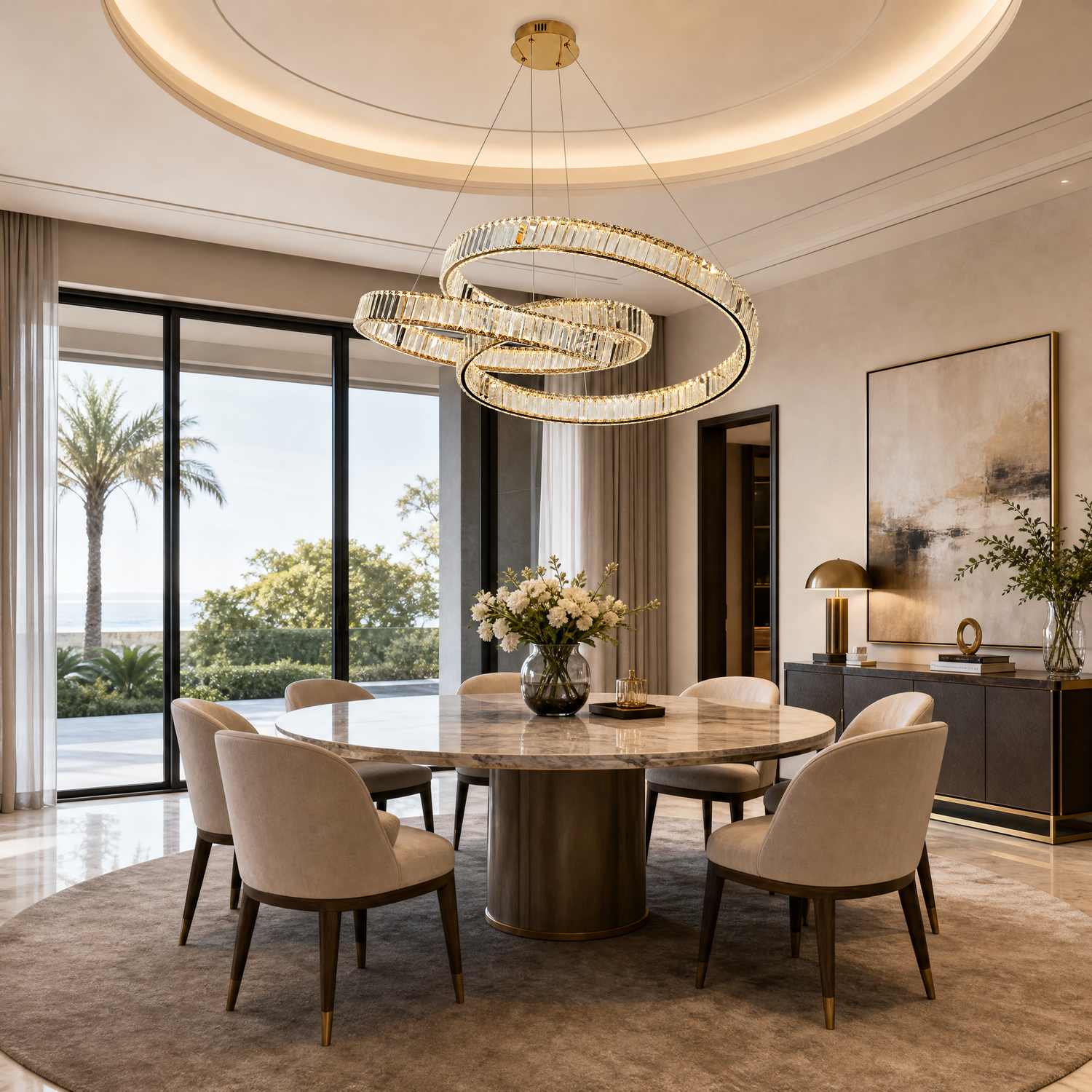 Aletta Slim Chandelier