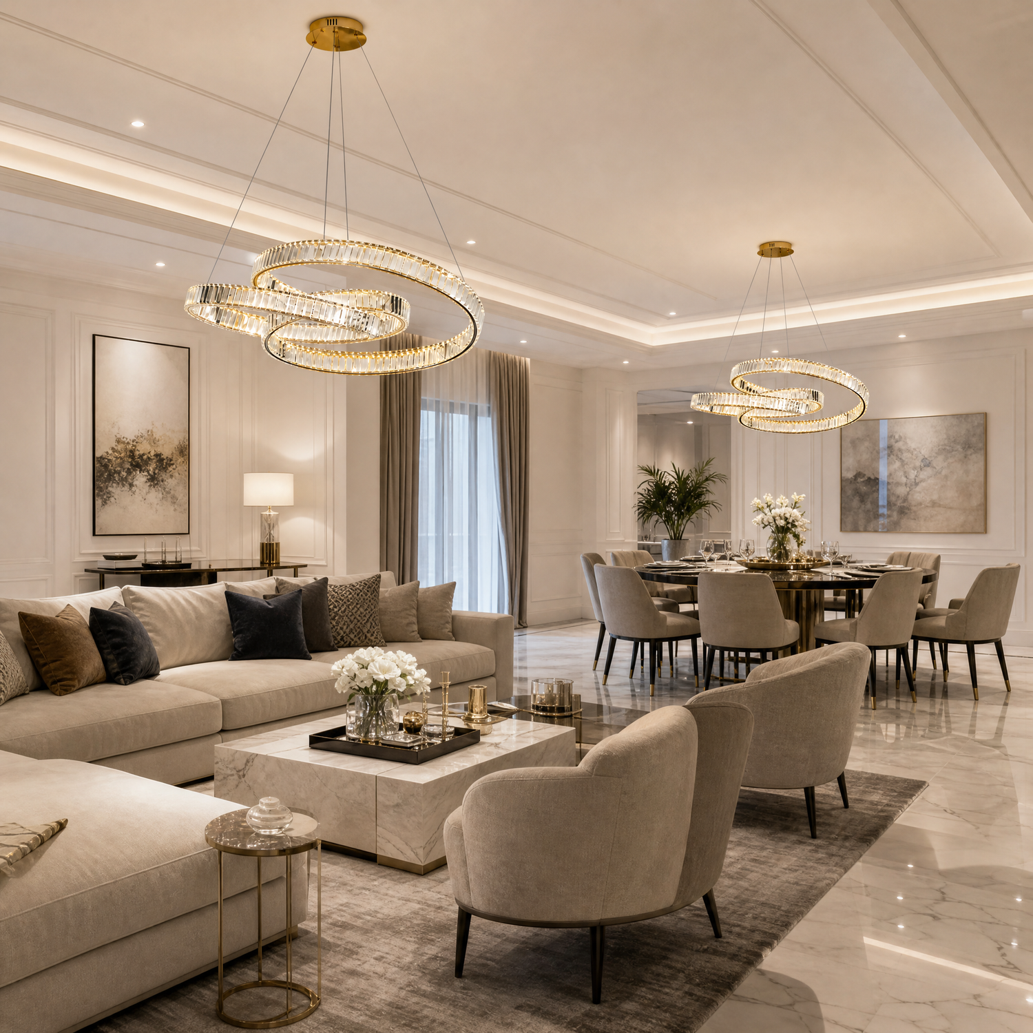 Aletta Slim Chandelier