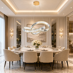 Aletta Slim Halo Chandelier