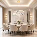 Aletta Slim Halo Chandelier