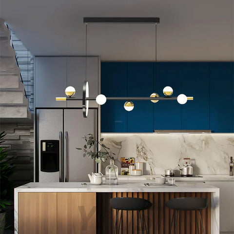 Alonso Linear Chandelier - Hailey-1-Yiosilamp