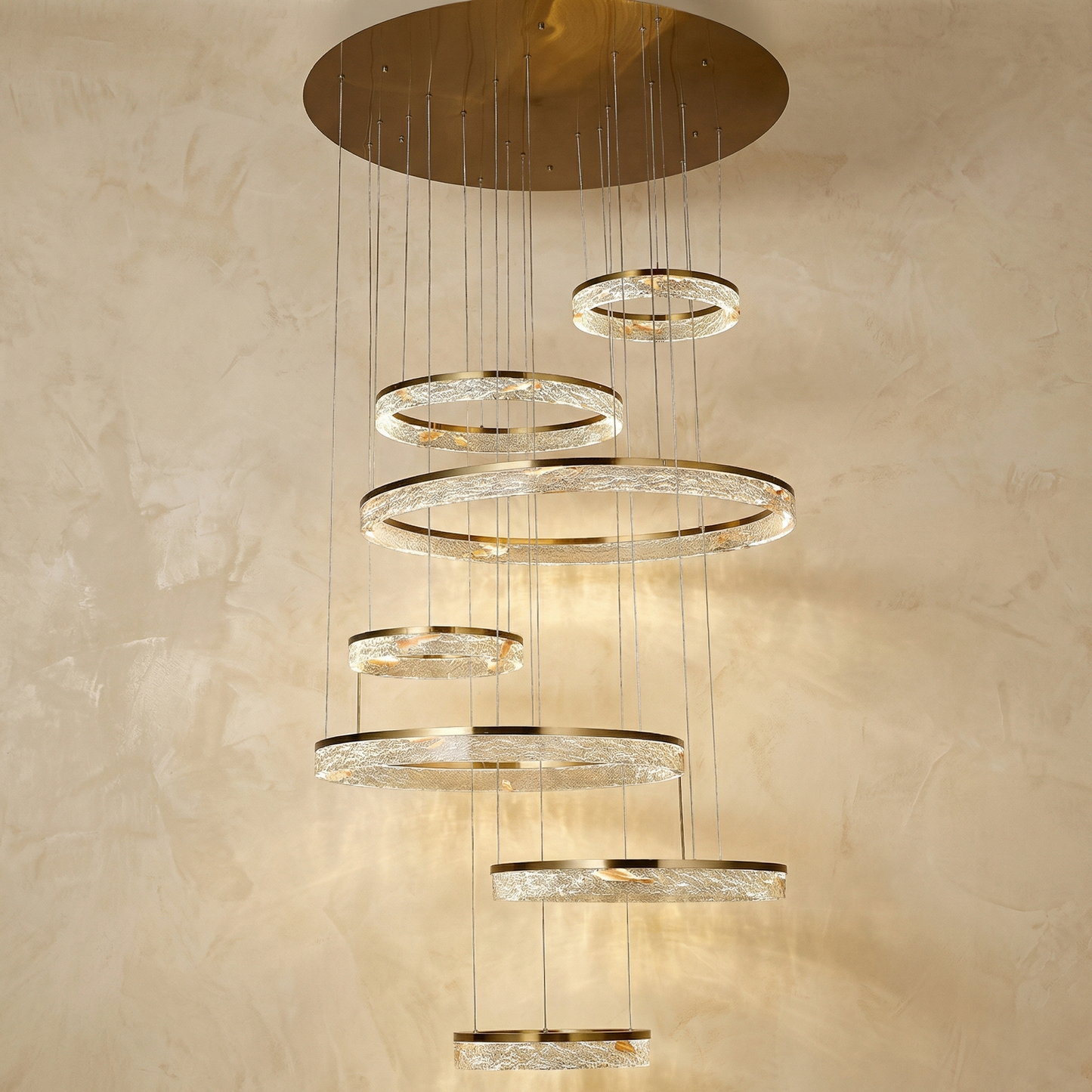 Yiosi Alps Luxresin 7-Tier Grand Cascading Chandelier - Image 1