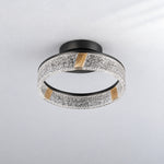 Alps Modern Crystal Flush Mount Ceiling Light – lights off