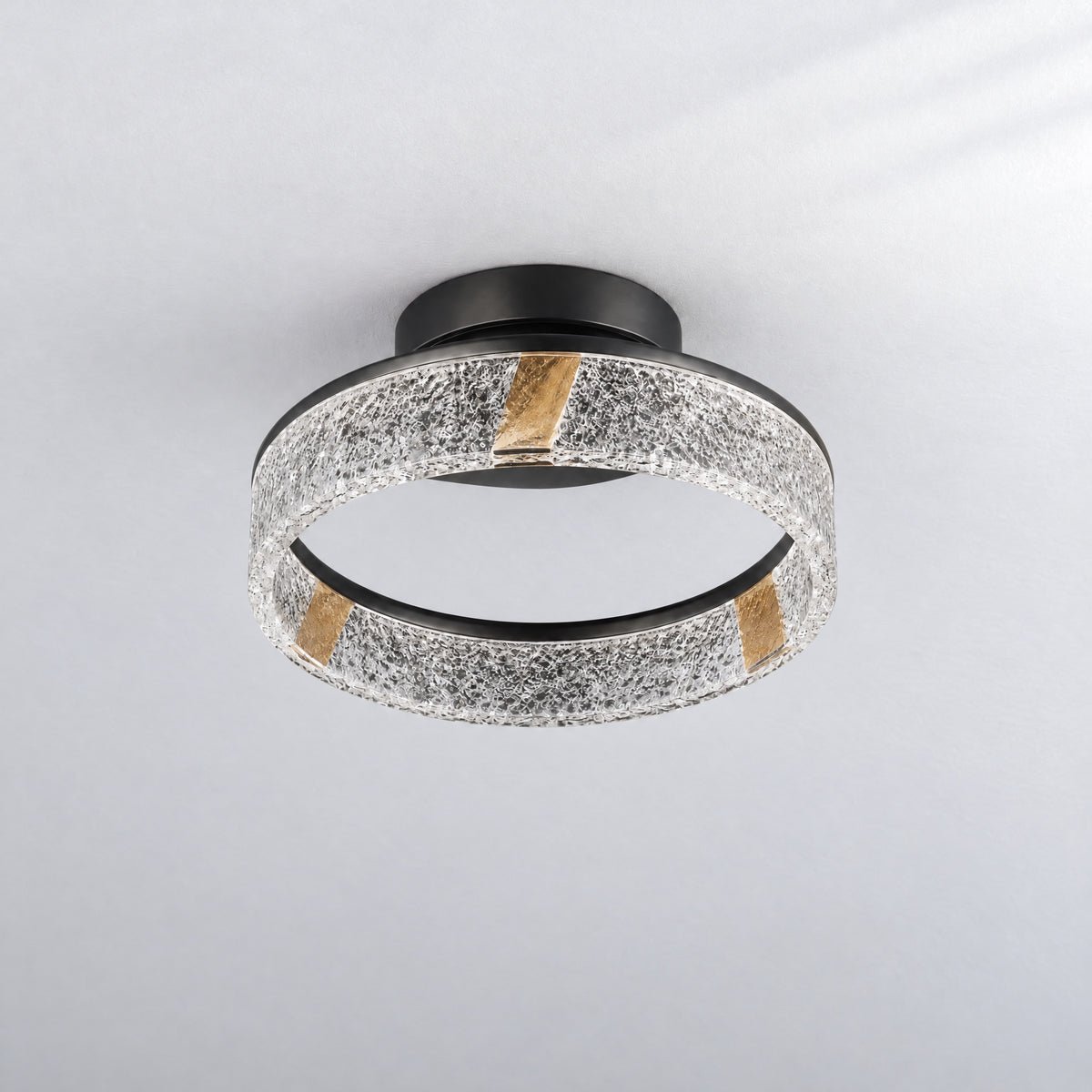 Alps Modern Crystal Flush Mount Ceiling Light – lights off