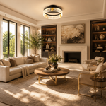 Alps Modern Crystal Flush Mount Ceiling Light