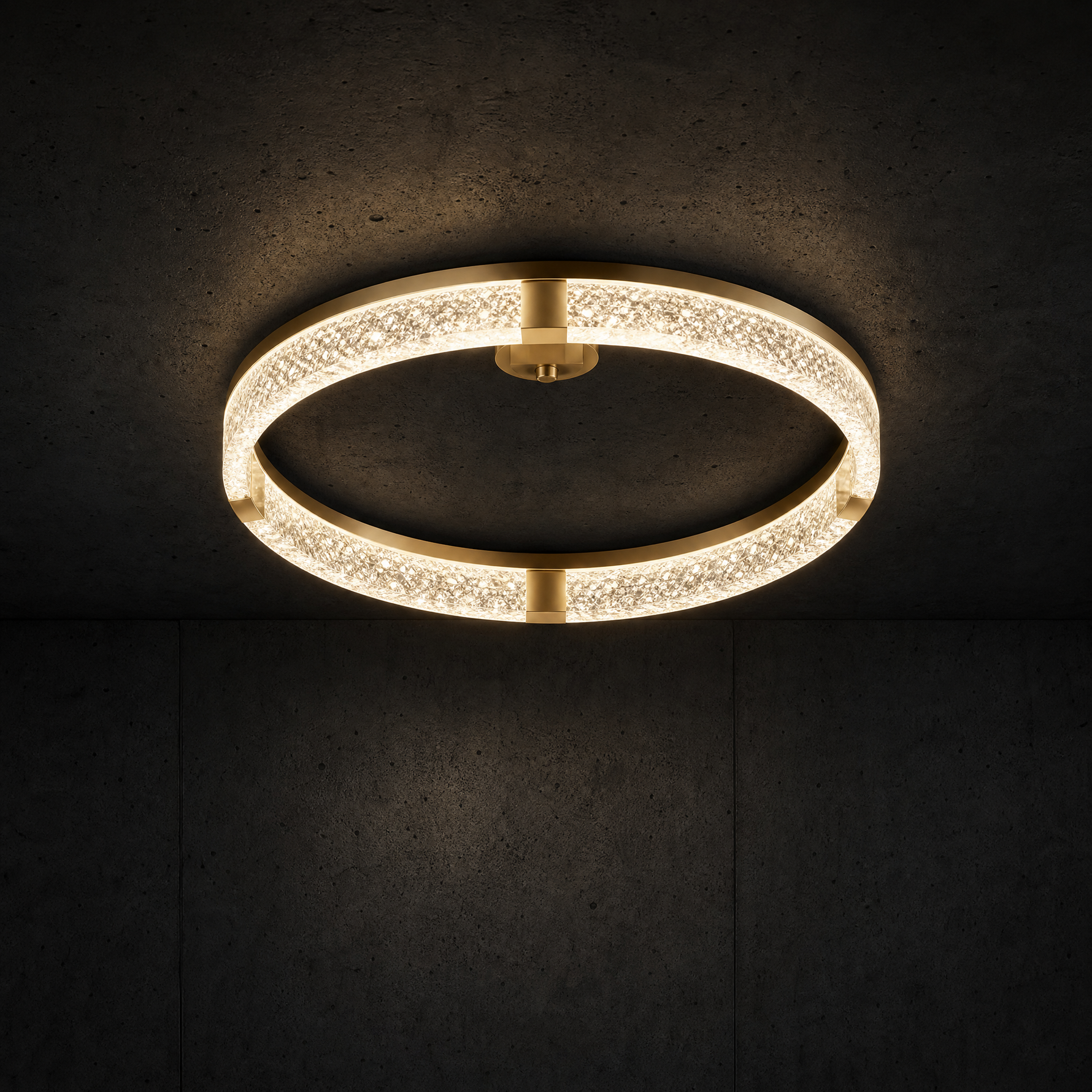 Alps Modern Crystal Flush Mount Ceiling Light - main