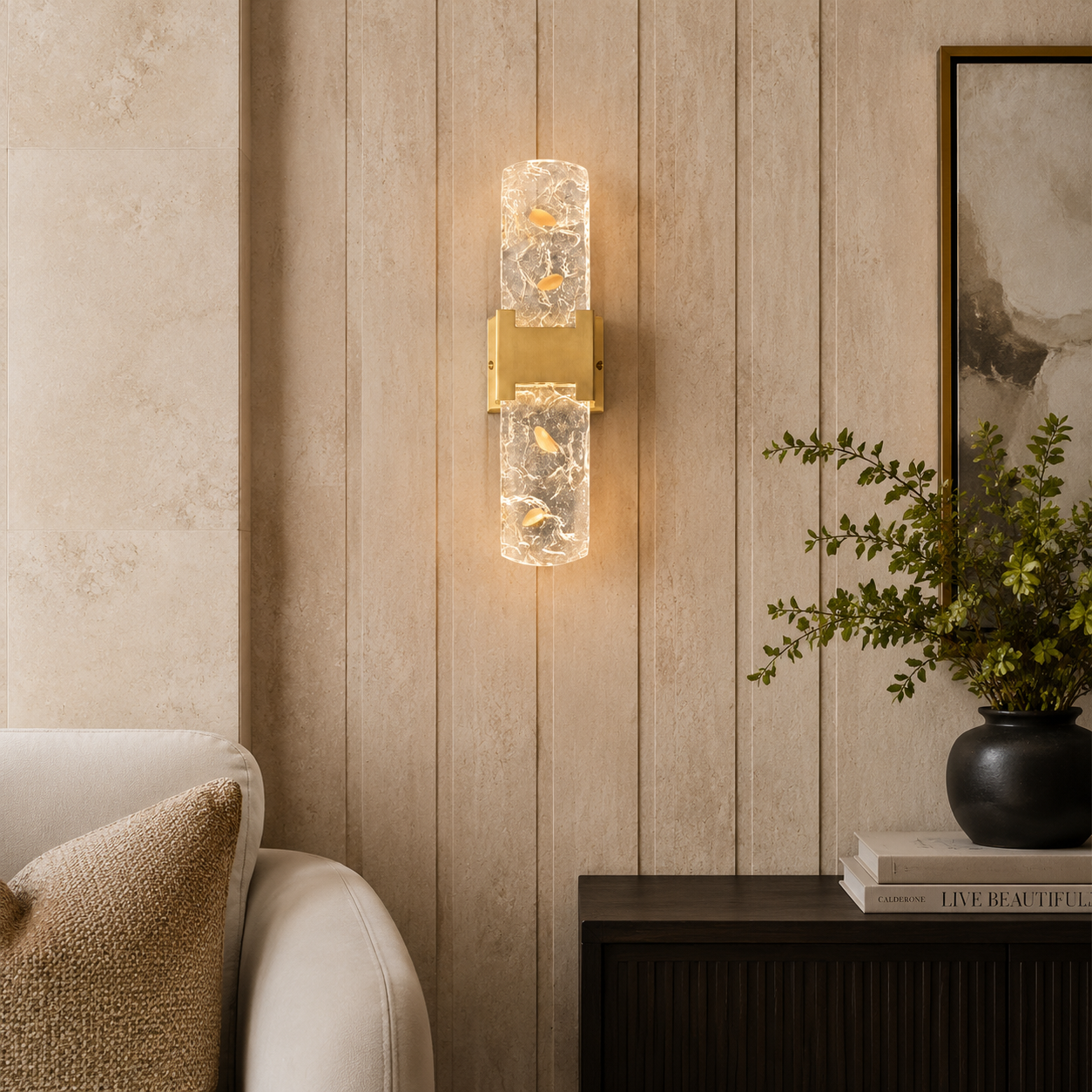 Alps Modern Crystal Wall Sconce