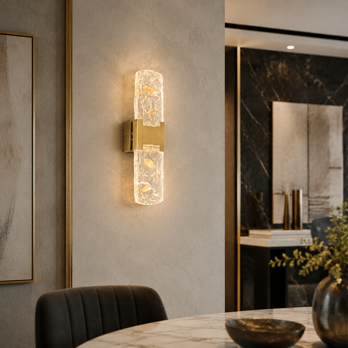 Alps Modern Crystal Wall Sconce