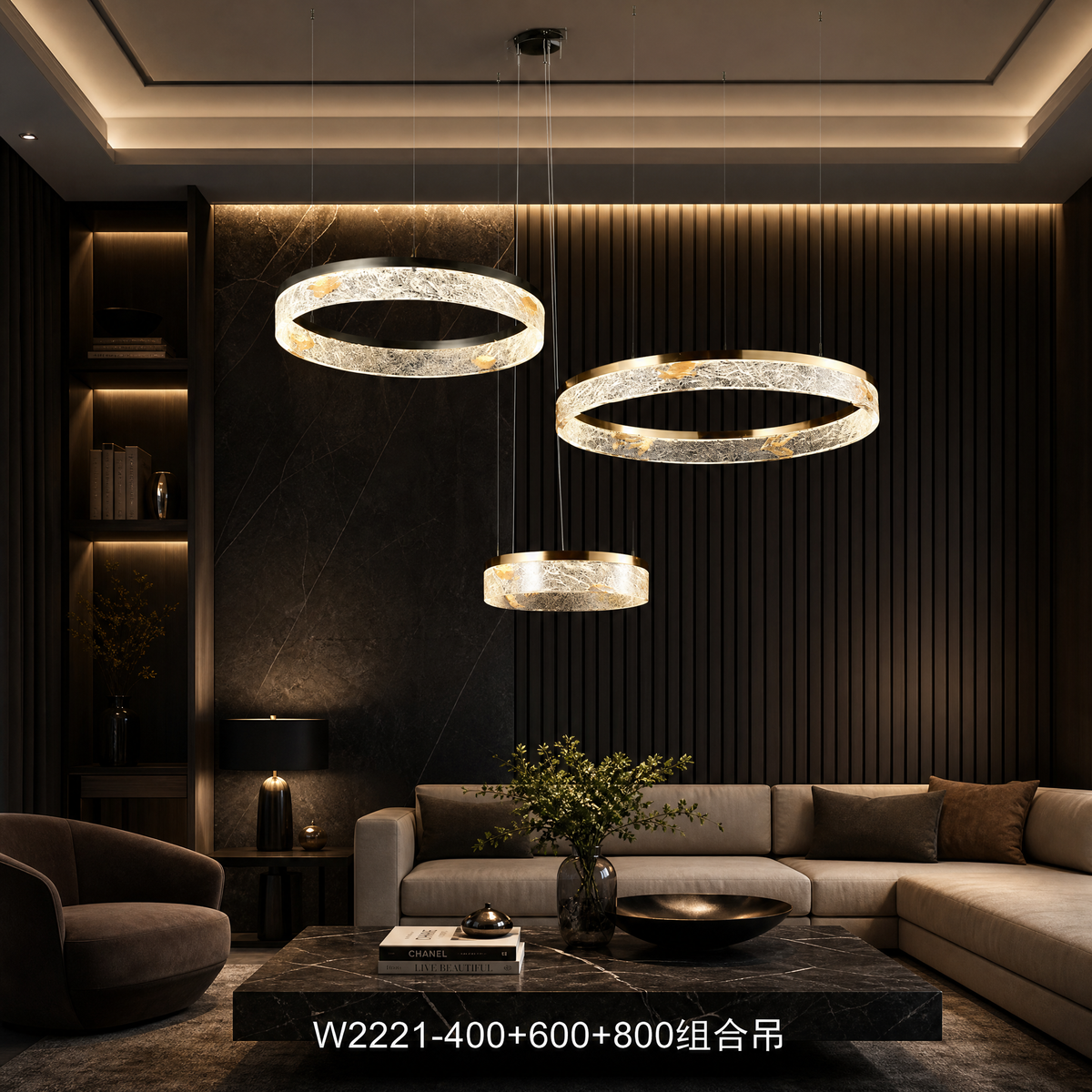 Alps Modern Multi-Tier Cluster Chandelier - main