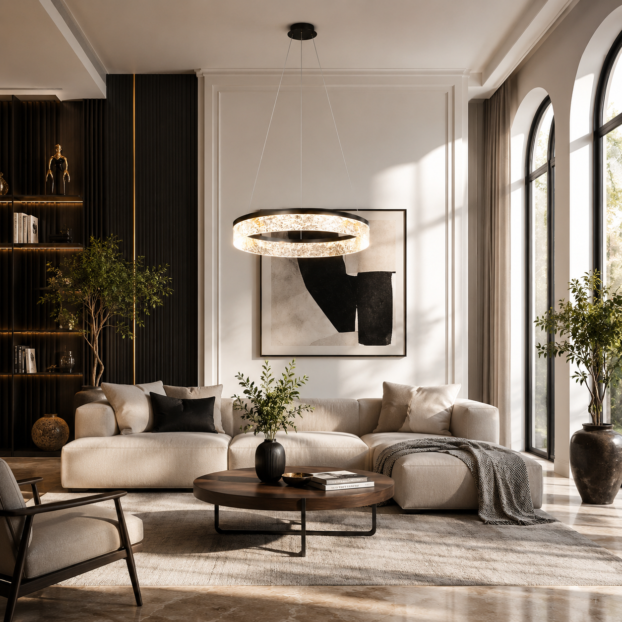 Alps Modern Sculptural Pendant Light