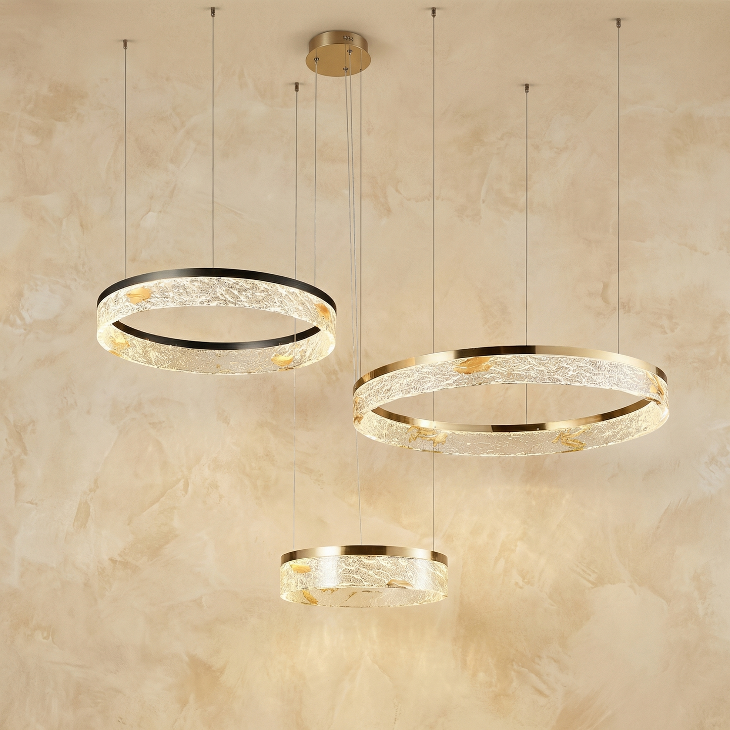 Yiosi Alps Luxresin Multi-Ring Chandelier - Image 1