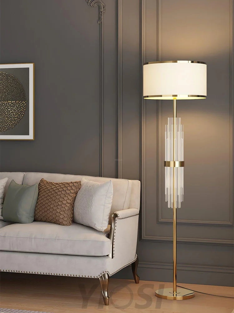 Alston Floor Lamp  ∅ 13.8″ - Geometry-1-Yiosilamp