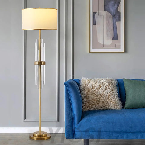 Alston Floor Lamp  ∅ 13.8″ - Geometry-1-Yiosilamp