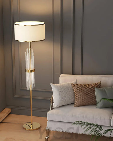 Alston Floor Lamp  ∅ 13.8″ - Geometry-1-Yiosilamp