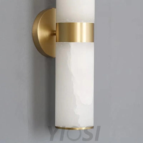 Althea Modern Sutton Linear Alabaster Wall Sconce Lamp For Living Room Bathroom Light Fixtures