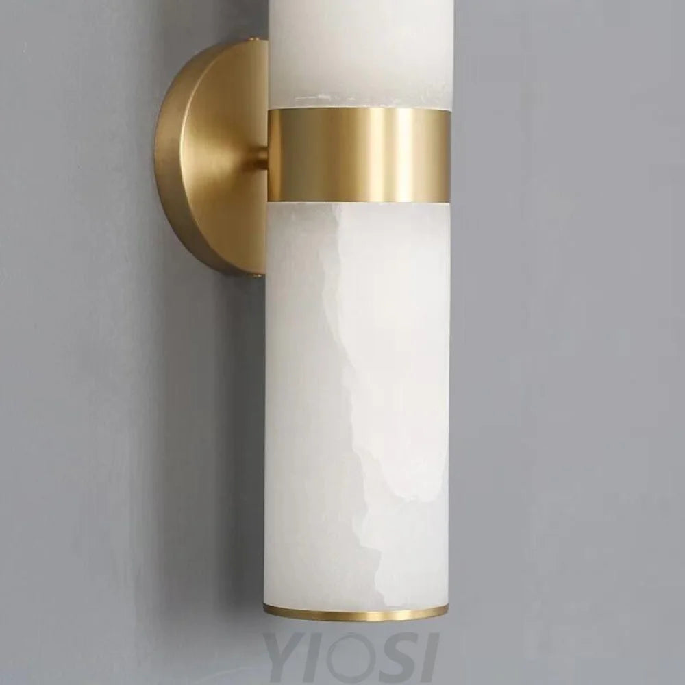 Althea Modern Sutton Linear Alabaster Wall Sconce Lamp For Living Room Bathroom Light Fixtures