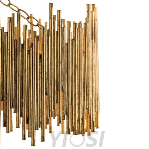 Althely Modern Brass Tube Round Chandelier Chandeliers For Dining Room Stairways Foyer Bedrooms