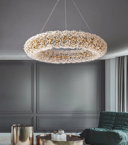 Alvaro Flower Crystal Chandelier