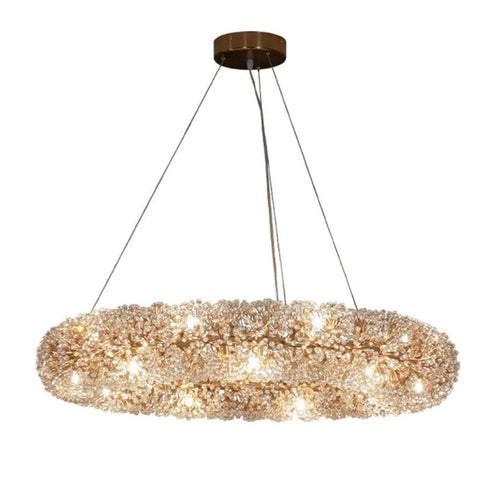 Alvaro Flower Crystal Chandelier Diameter 70 Cm (28 In) X Height 19 7.5