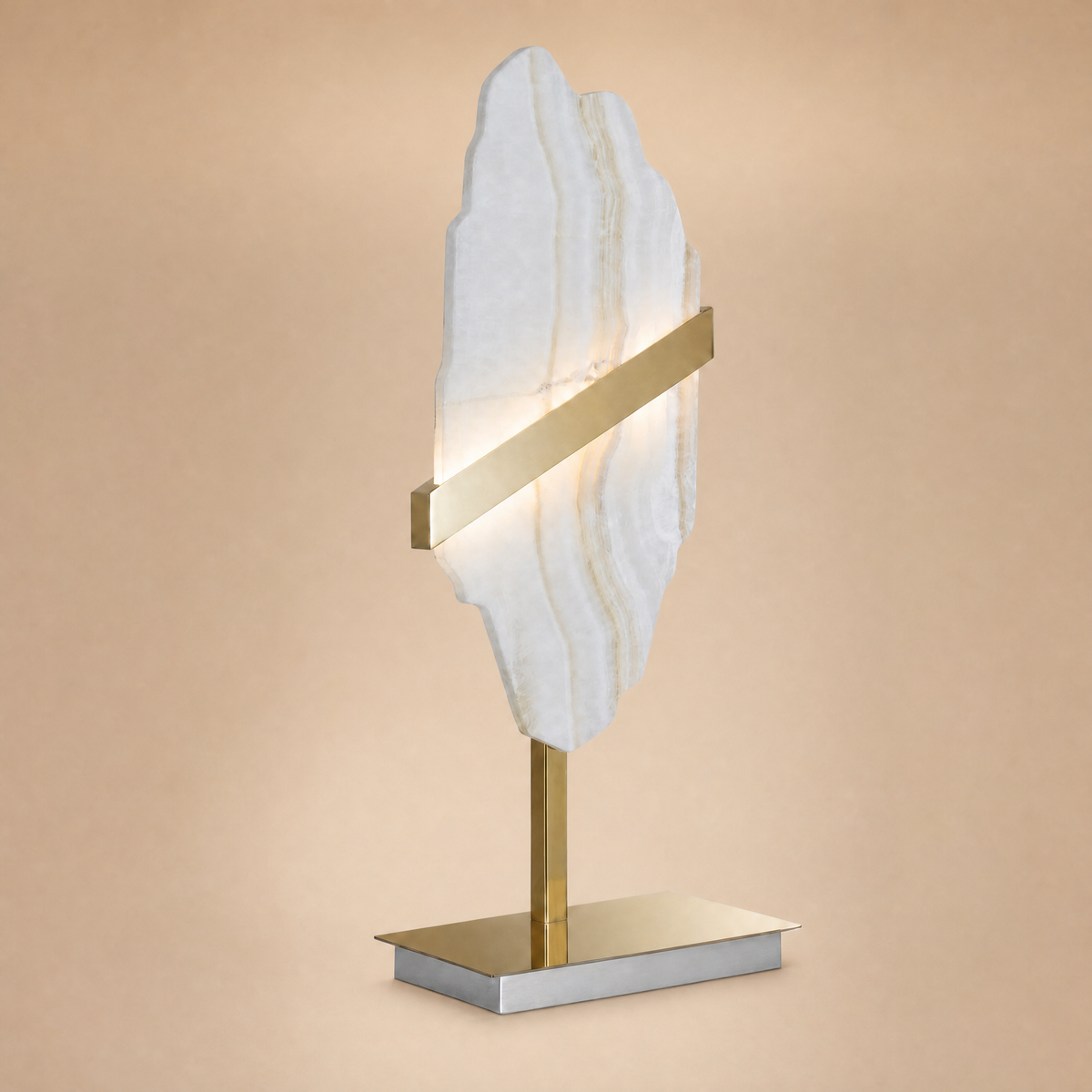 Amber Natural Stone Table Sconce