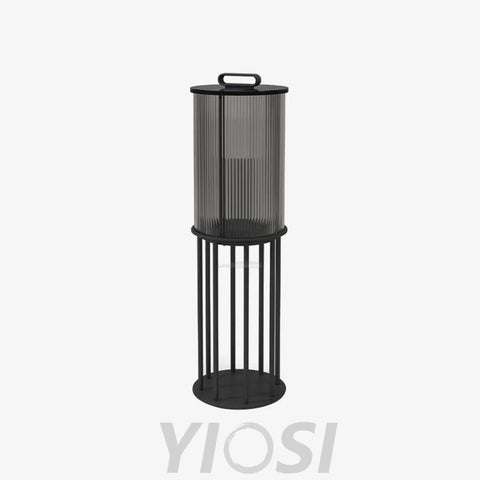 Ambient Line Lantern Garden Floor Lamp - Canister-1-Yiosilamp