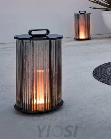 Ambient Line Lantern Garden Floor Lamp - Canister-1-Yiosilamp