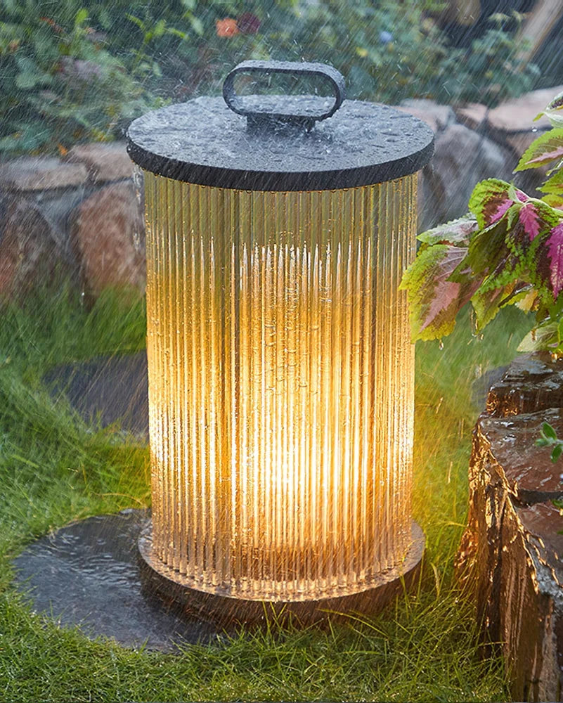 Ambient Line Lantern Garden Floor Lamp - Canister-1-Yiosilamp