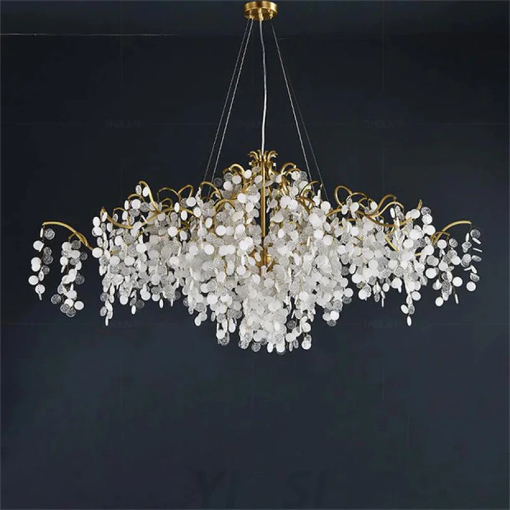 American Creative Modern Branch Chandelier Oval