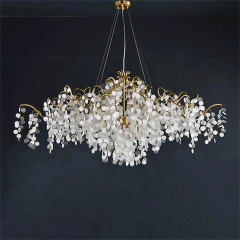 American Creative Modern Branch Chandelier Oval