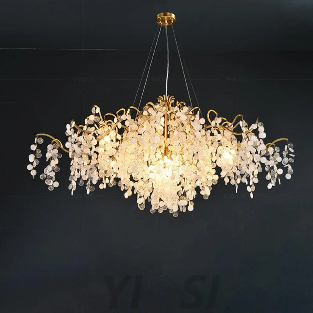 American Creative Modern Branch Chandelier Oval