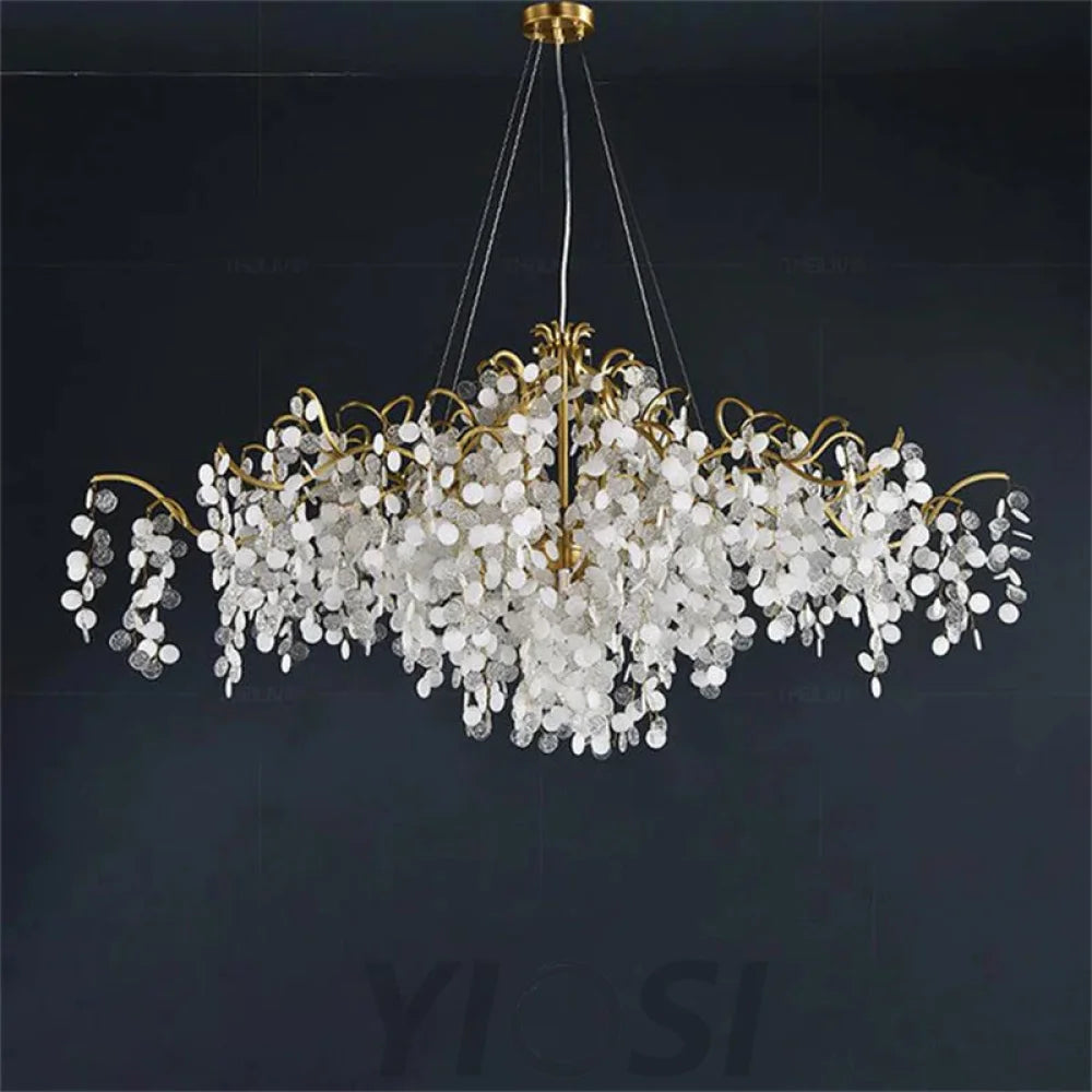 American Creative Modern Branch Chandelier Oval