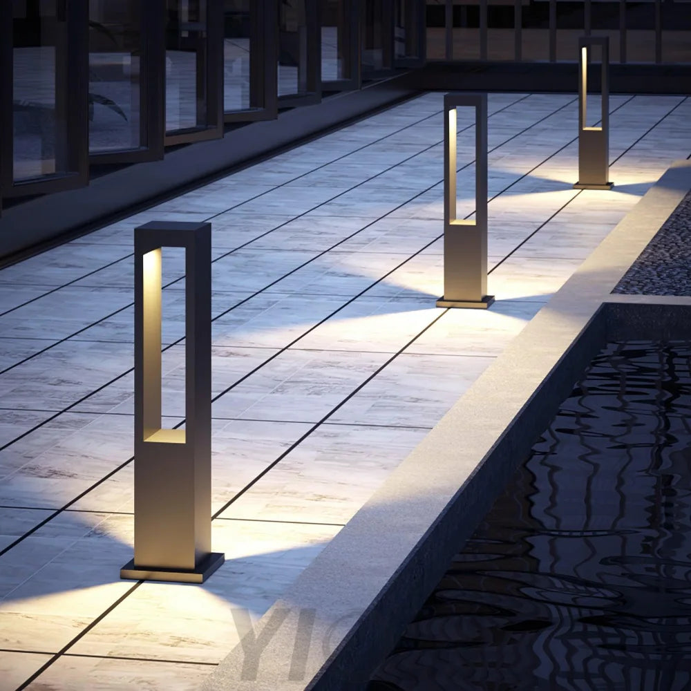 Amun Garden Outdoor Floor Light - Pillar-1-Yiosilamp