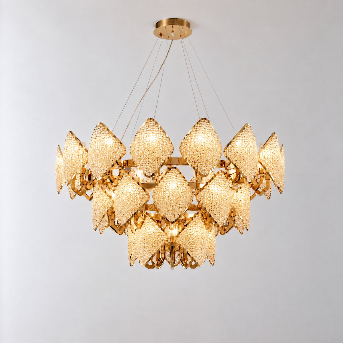 Ananas Pineapple Trio Chandelier