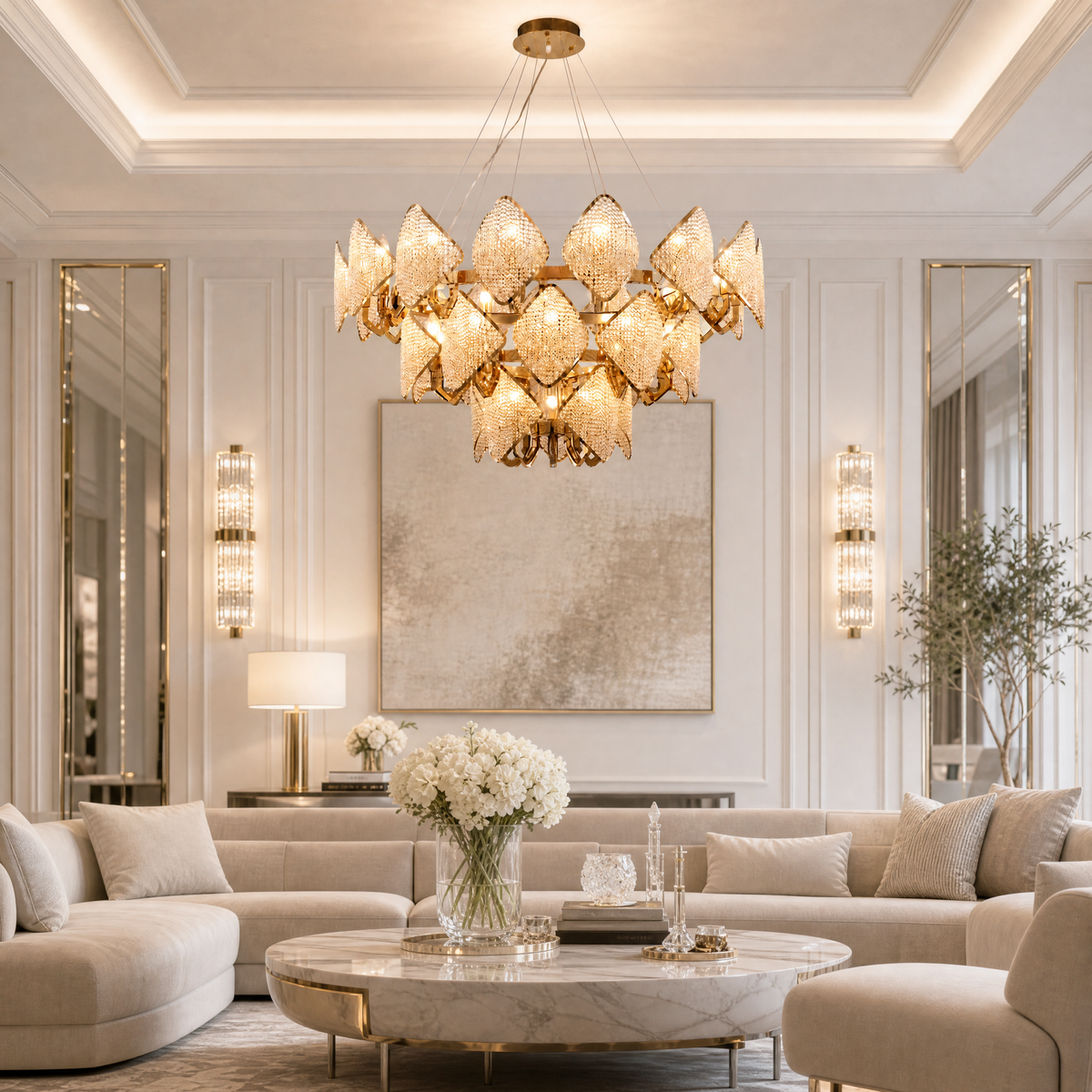 Ananas Pineapple Trio Chandelier