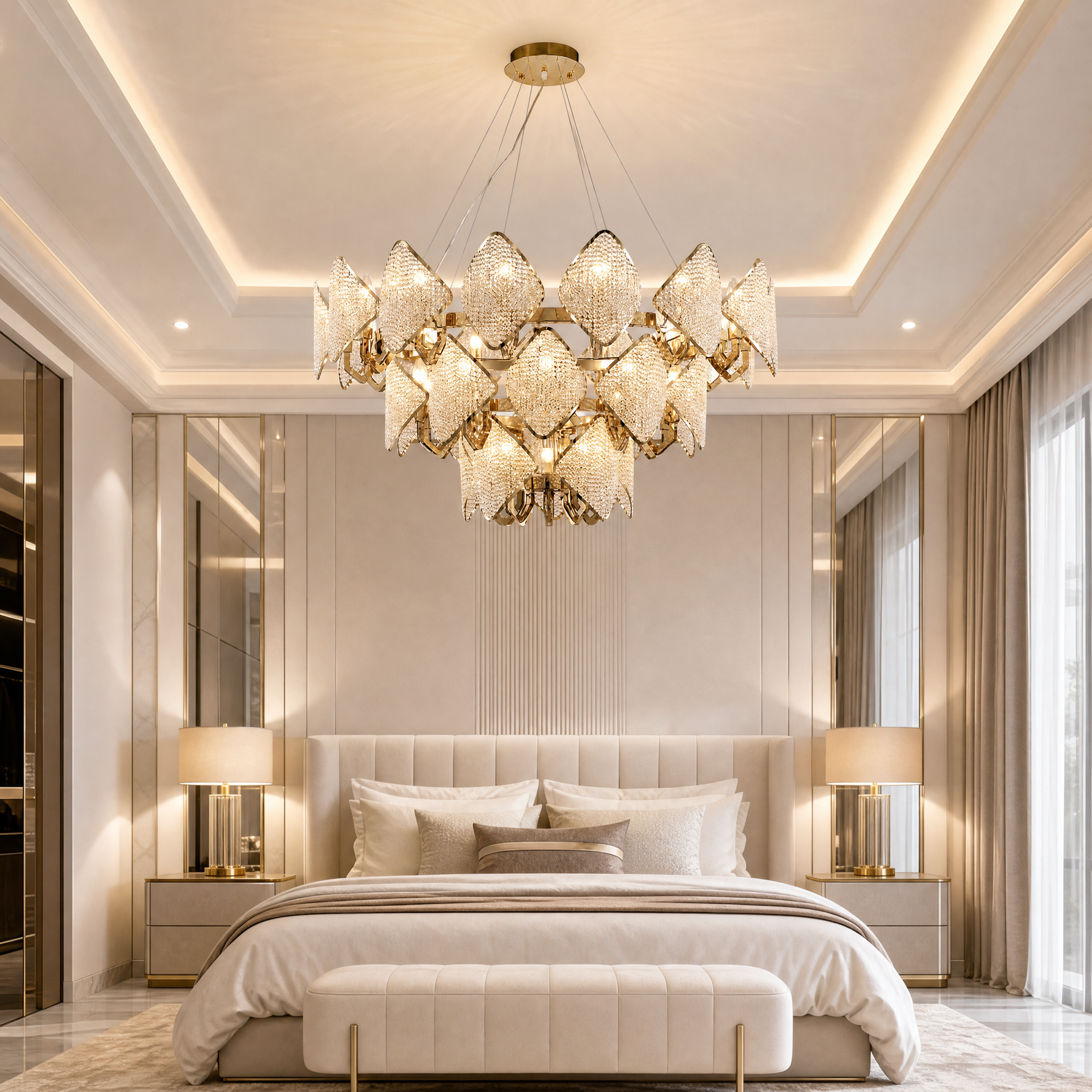 Ananas Pineapple Trio Chandelier