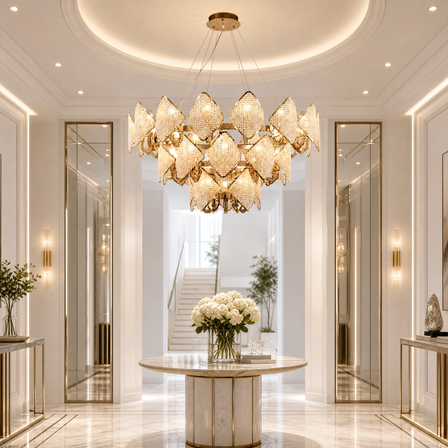 Ananas Pineapple Trio Chandelier