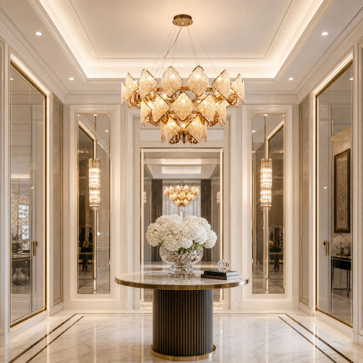 Ananas Pineapple Trio Chandelier