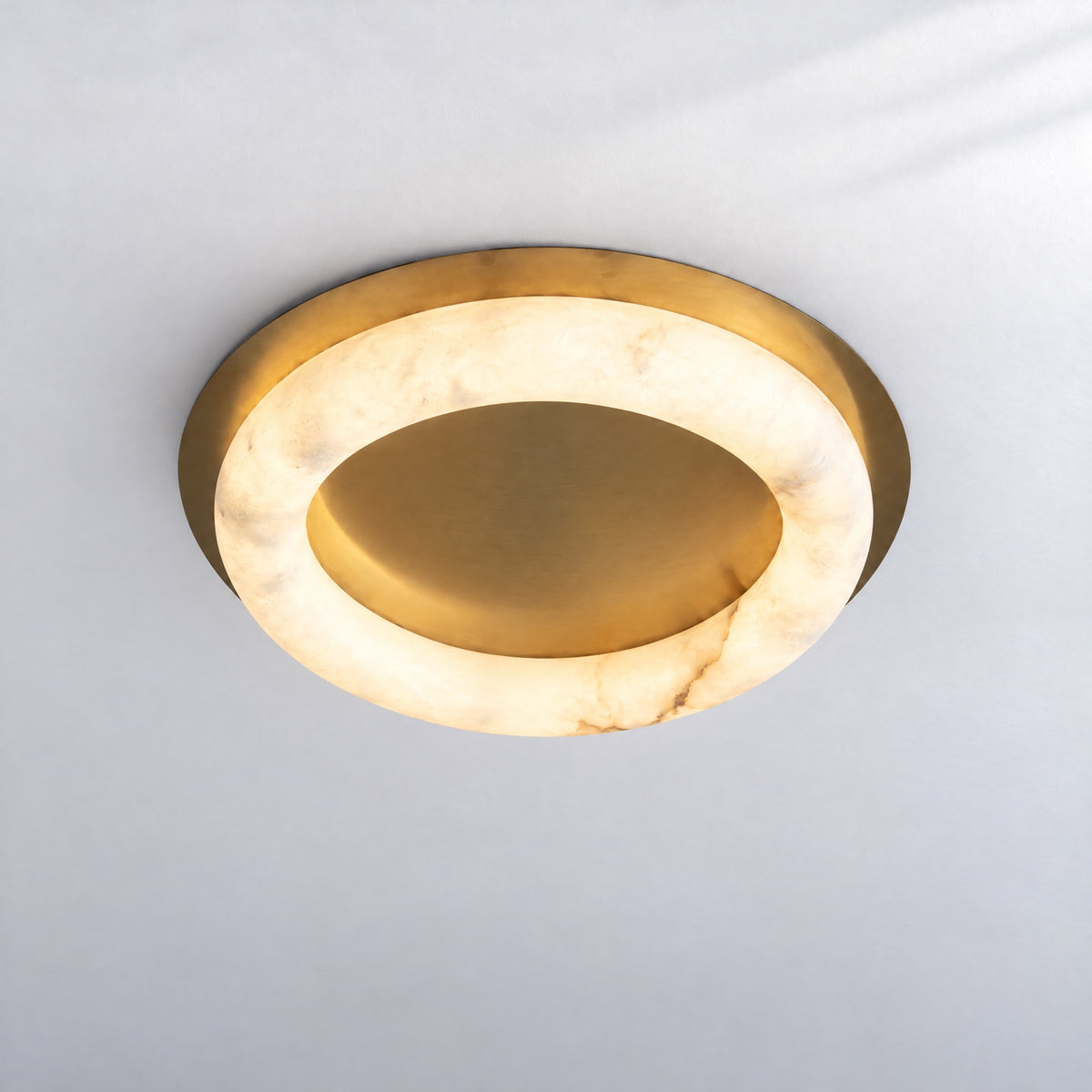 Anello Modern Alabaster Ceiling Light