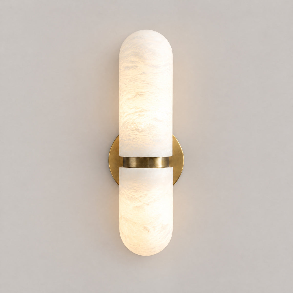 Anello Modern Brushed Brass Wall Sconce