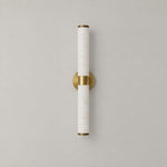 Anello Modern Linear Alabaster Sconce – lights off