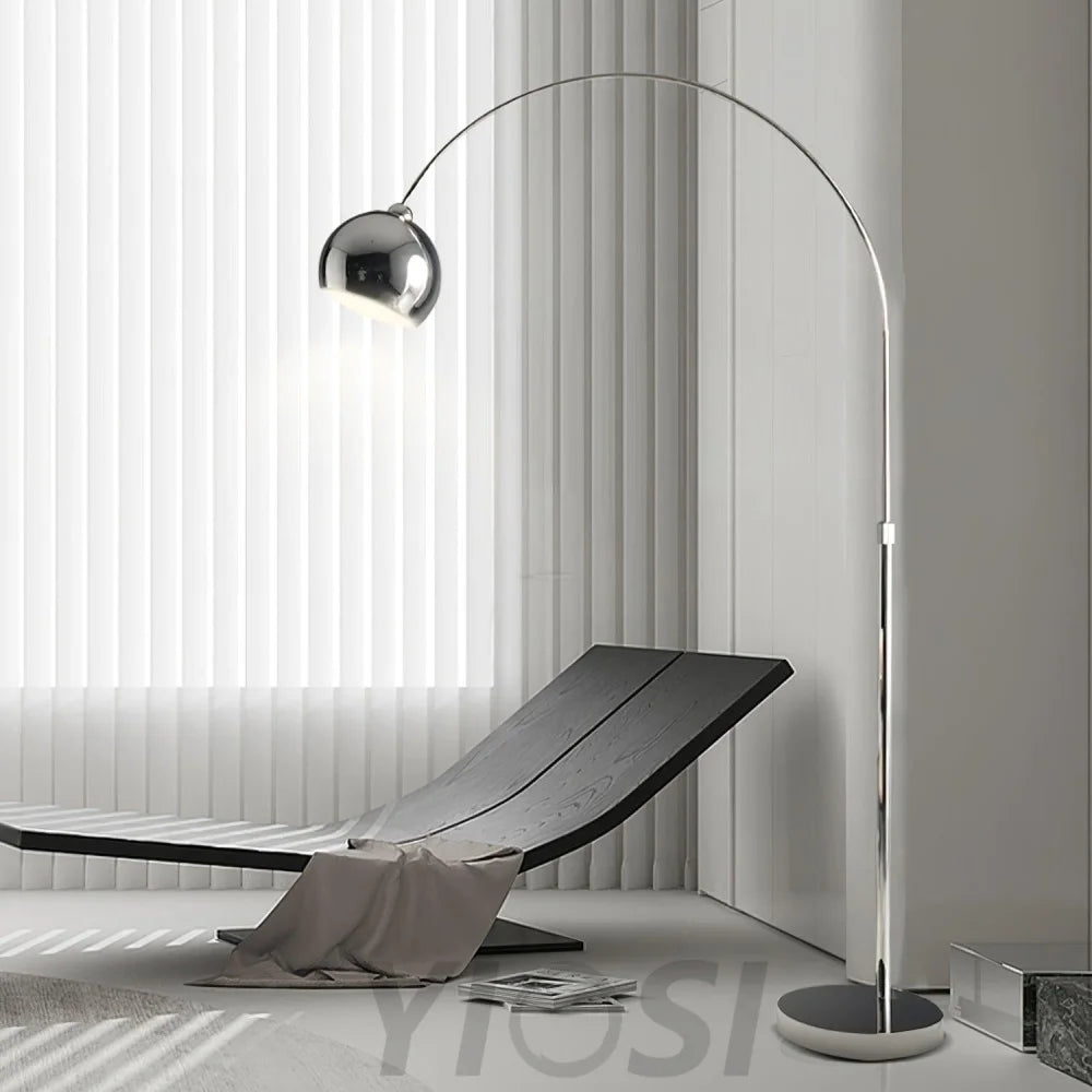 Angle Floor Lamp ∅ 43.3″ - Bent-1-Yiosilamp