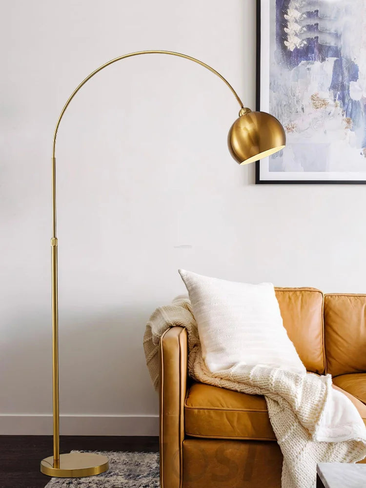 Angle Floor Lamp ∅ 43.3″ - Bent-1-Yiosilamp