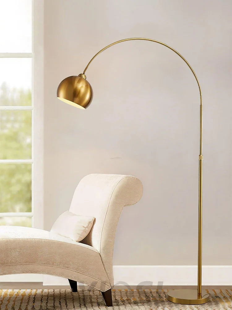 Angle Floor Lamp ∅ 43.3″ - Bent-1-Yiosilamp