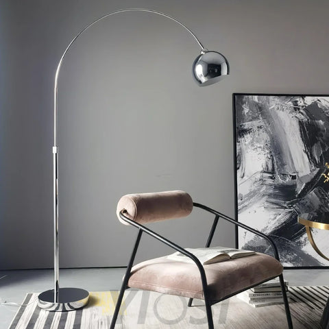 Angle Floor Lamp ∅ 43.3″ - Bent-1-Yiosilamp