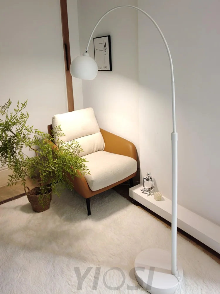 Angle Floor Lamp ∅ 43.3″ - Bent-1-Yiosilamp