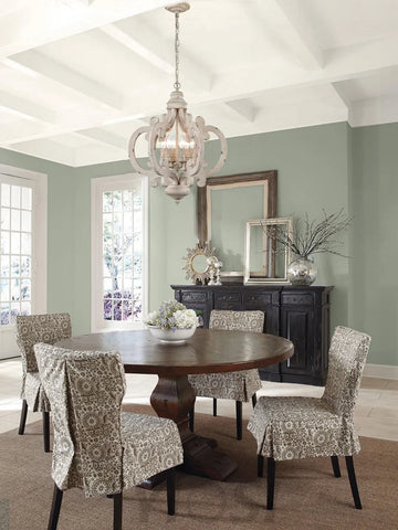 Antique White Style Chandelier Φ 19.7″ - Genteel, Optimized-1-Yiosilamp